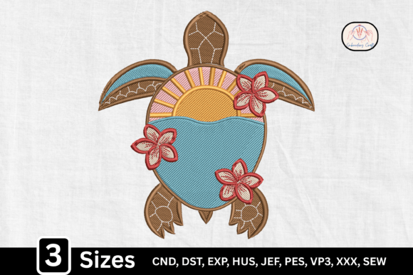 Tropical Sea Turtle Design